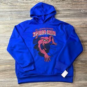 Marvel Youth Boys The Amazing SpiderMan Sweatshirt Hoodie New NWT